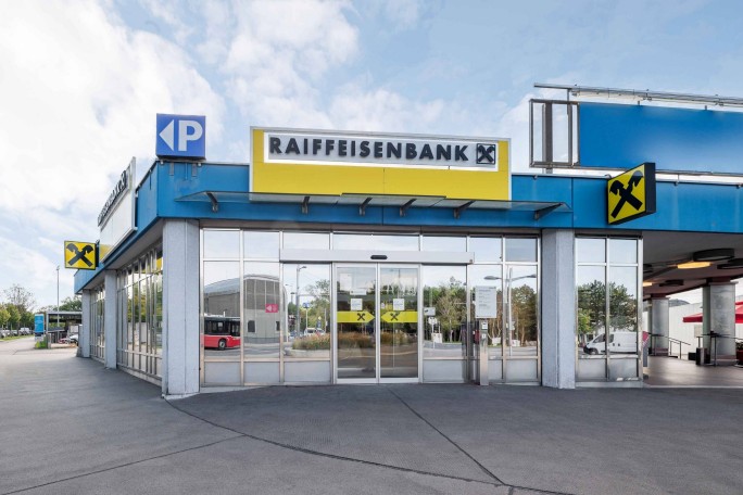 Bankfiliale Hansonszentrum der Raiffeisen Wien Stadtbank